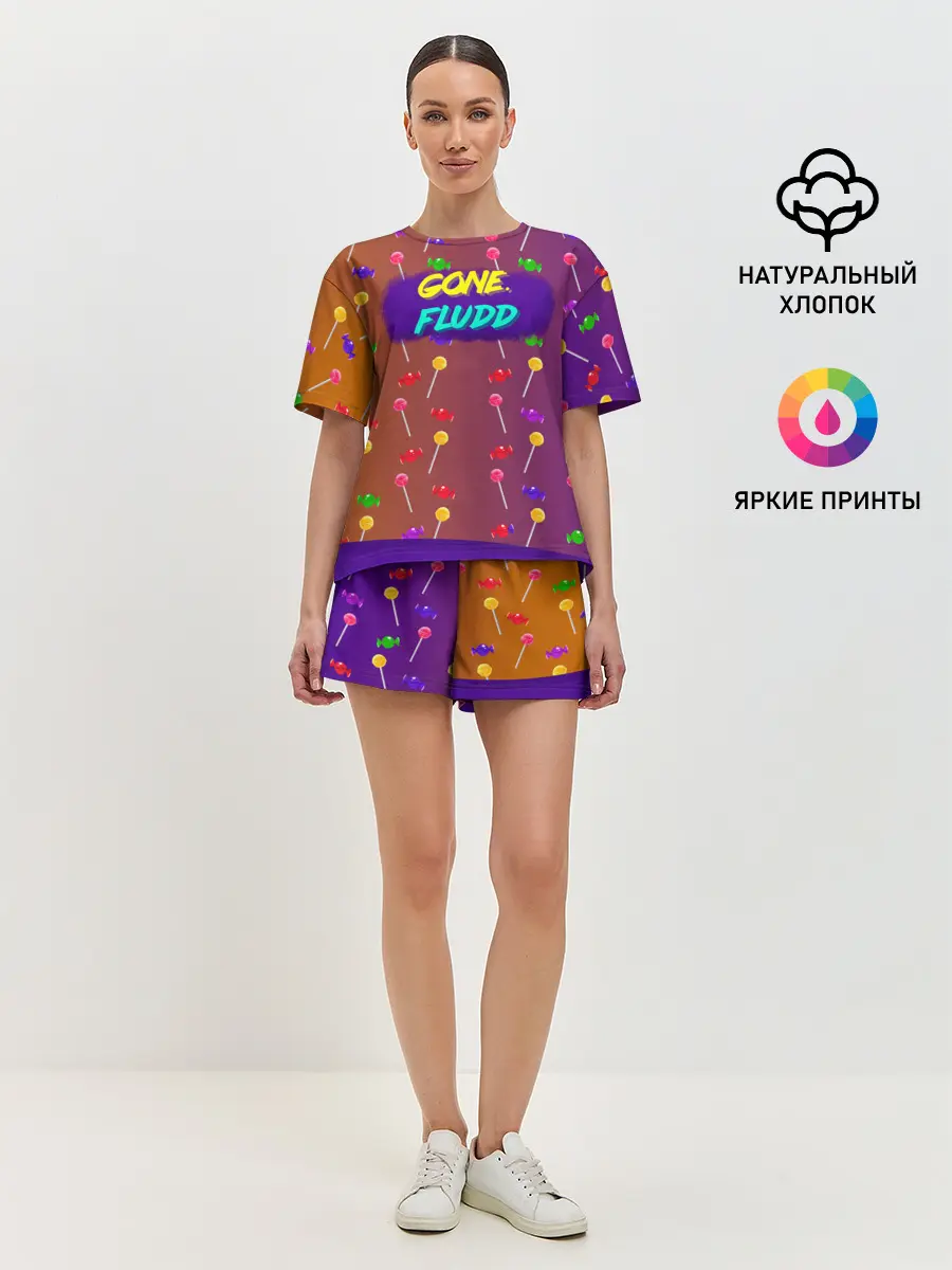 Женская пижама с шортами / Gone.Fludd