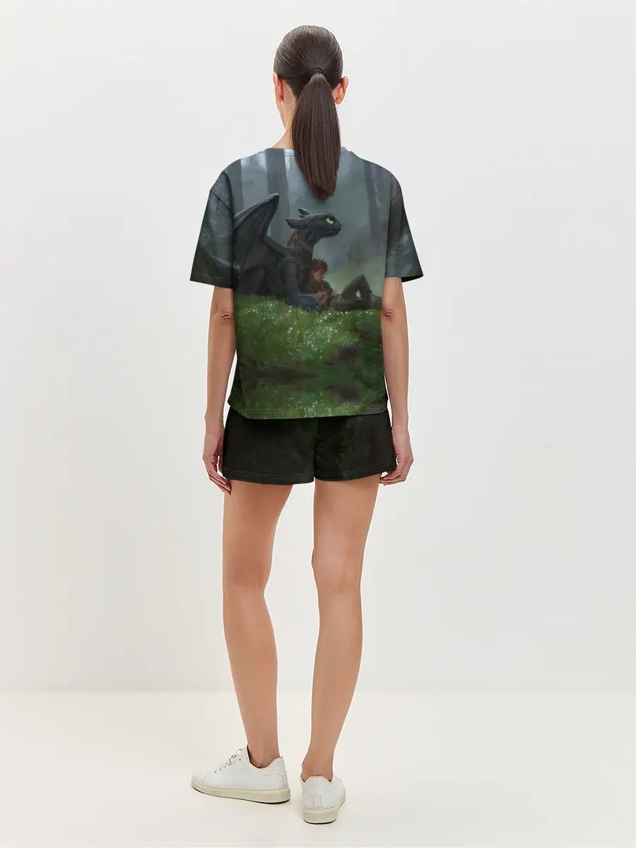 Женская пижама с шортами / Верные друзья