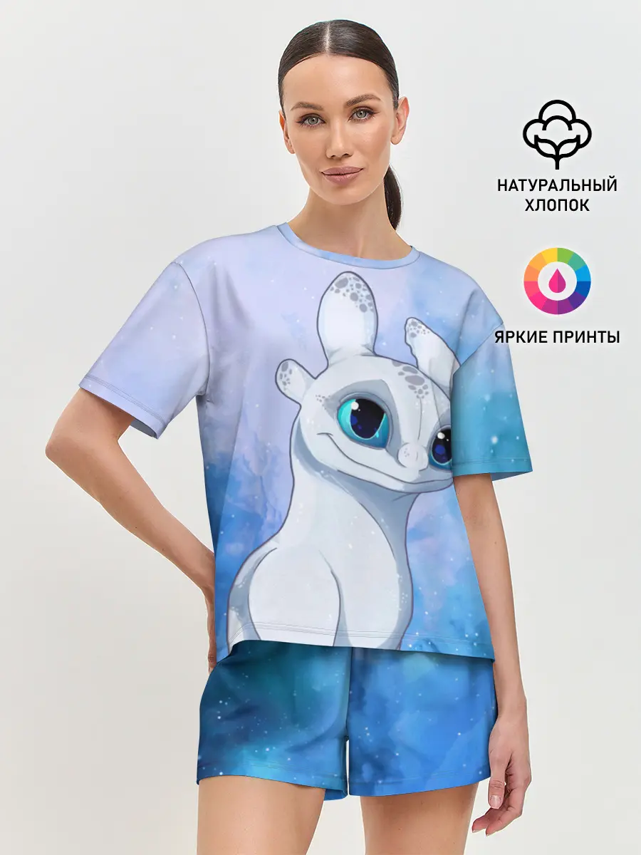 Женская пижама с шортами / дневная фурия