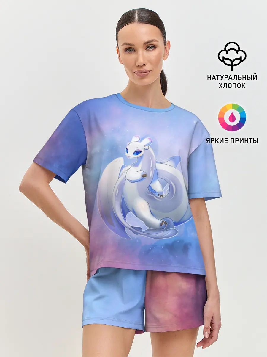 Женская пижама с шортами / дневная фурия