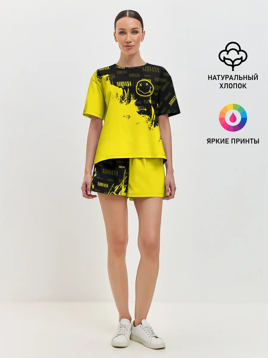 Женская пижама с шортами / NIRVANA