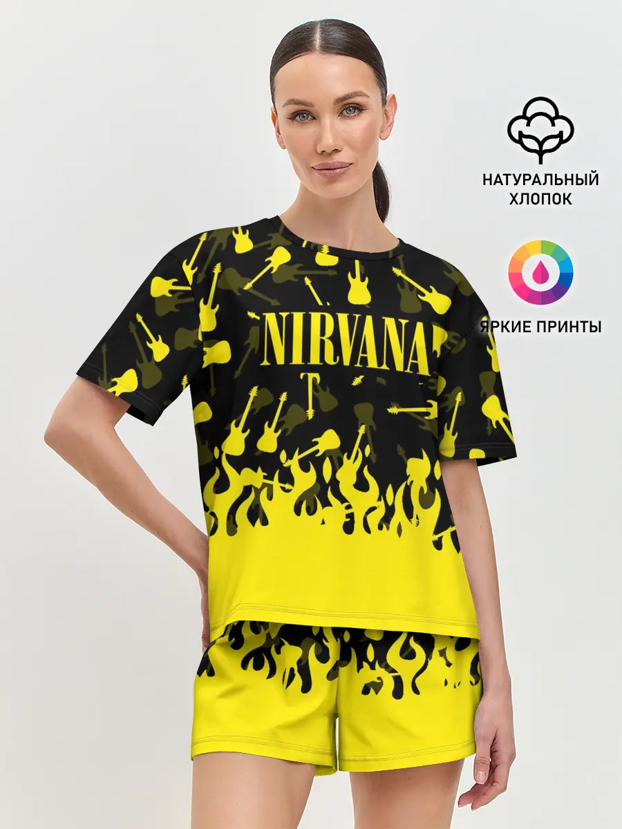 Женская пижама с шортами / NIRVANA