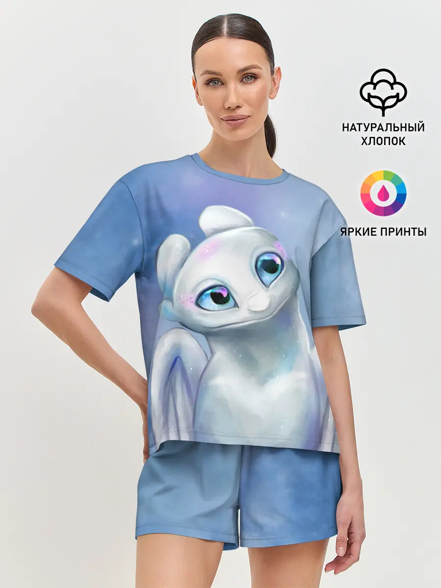 Женская пижама с шортами / дневная фурия