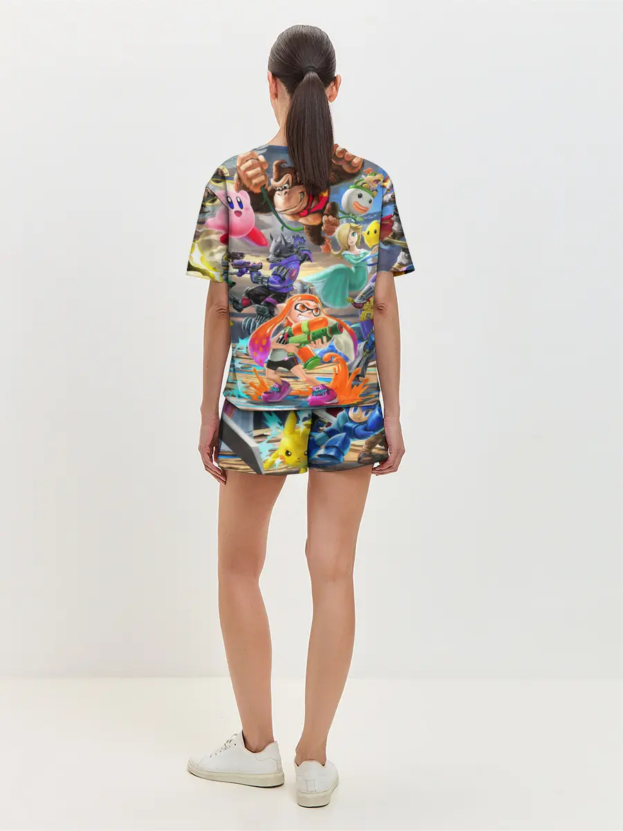 Женская пижама с шортами / Super Smash Bros ultimate