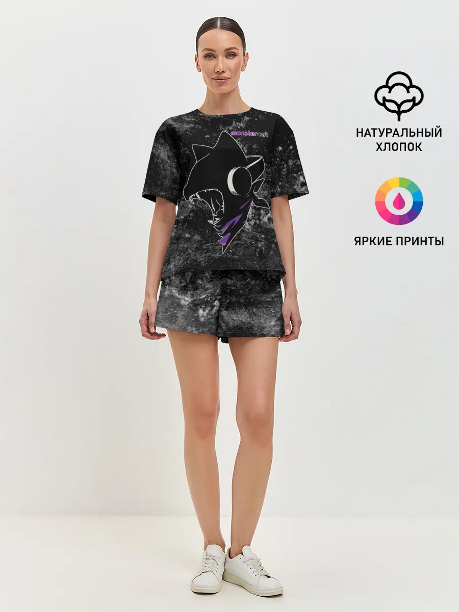 Женская пижама с шортами / Monstercat
