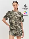 Женская пижама с шортами / Misfits камуфляж