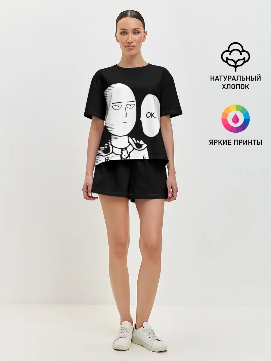 Женская пижама с шортами / One Puncn Man OK