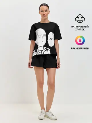 Женская пижама с шортами / One Puncn Man OK