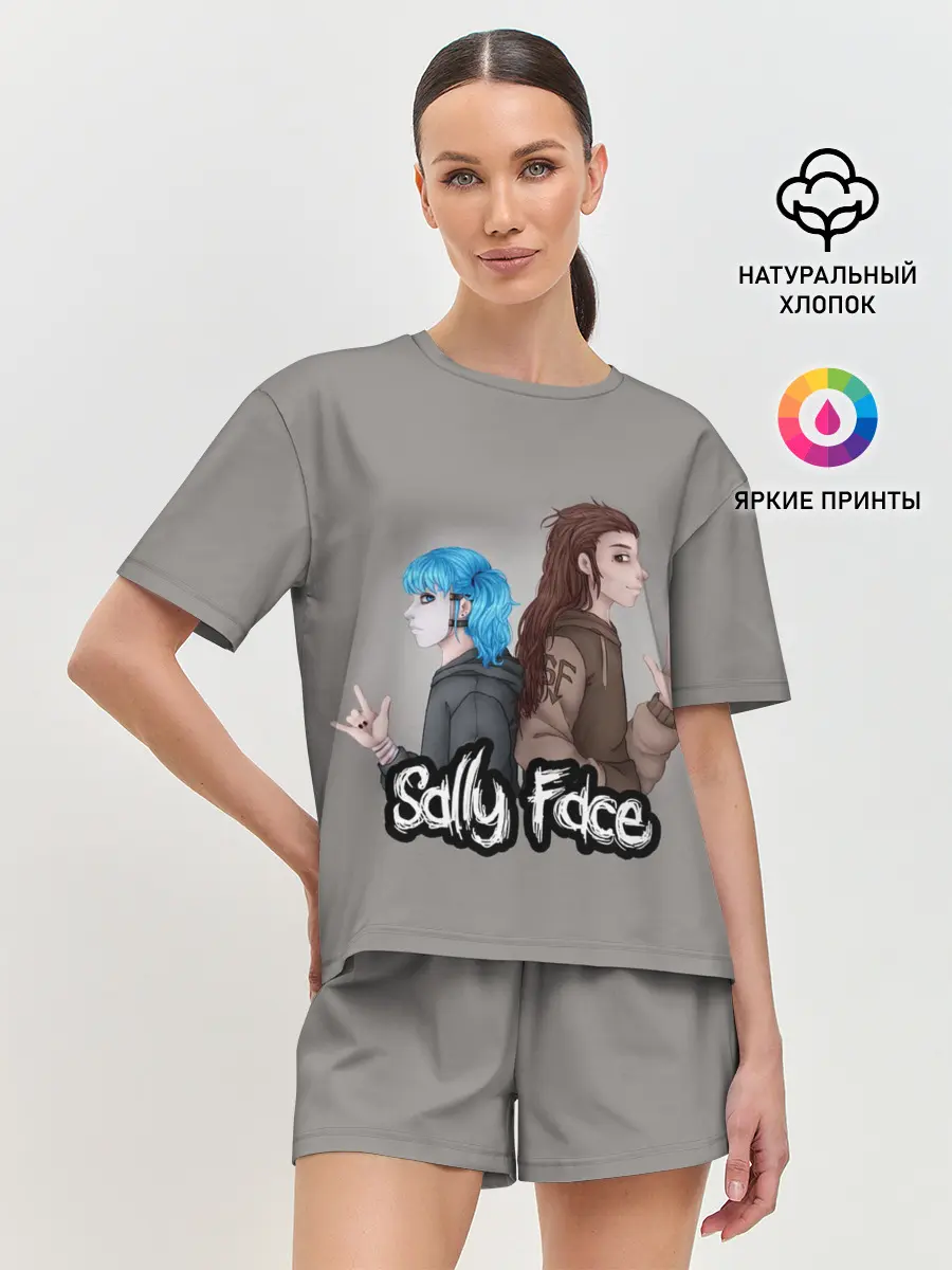 Женская пижама с шортами / Sally Face