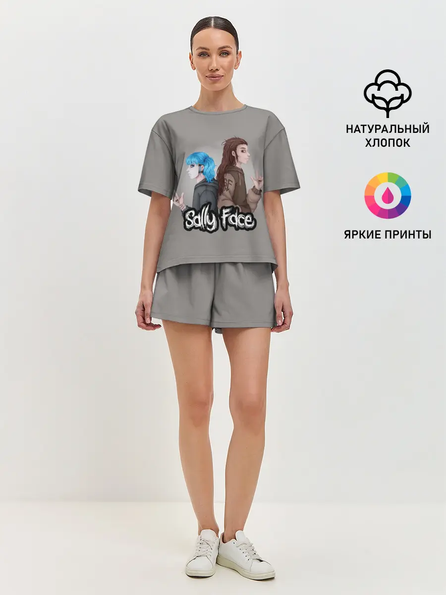 Женская пижама с шортами / Sally Face