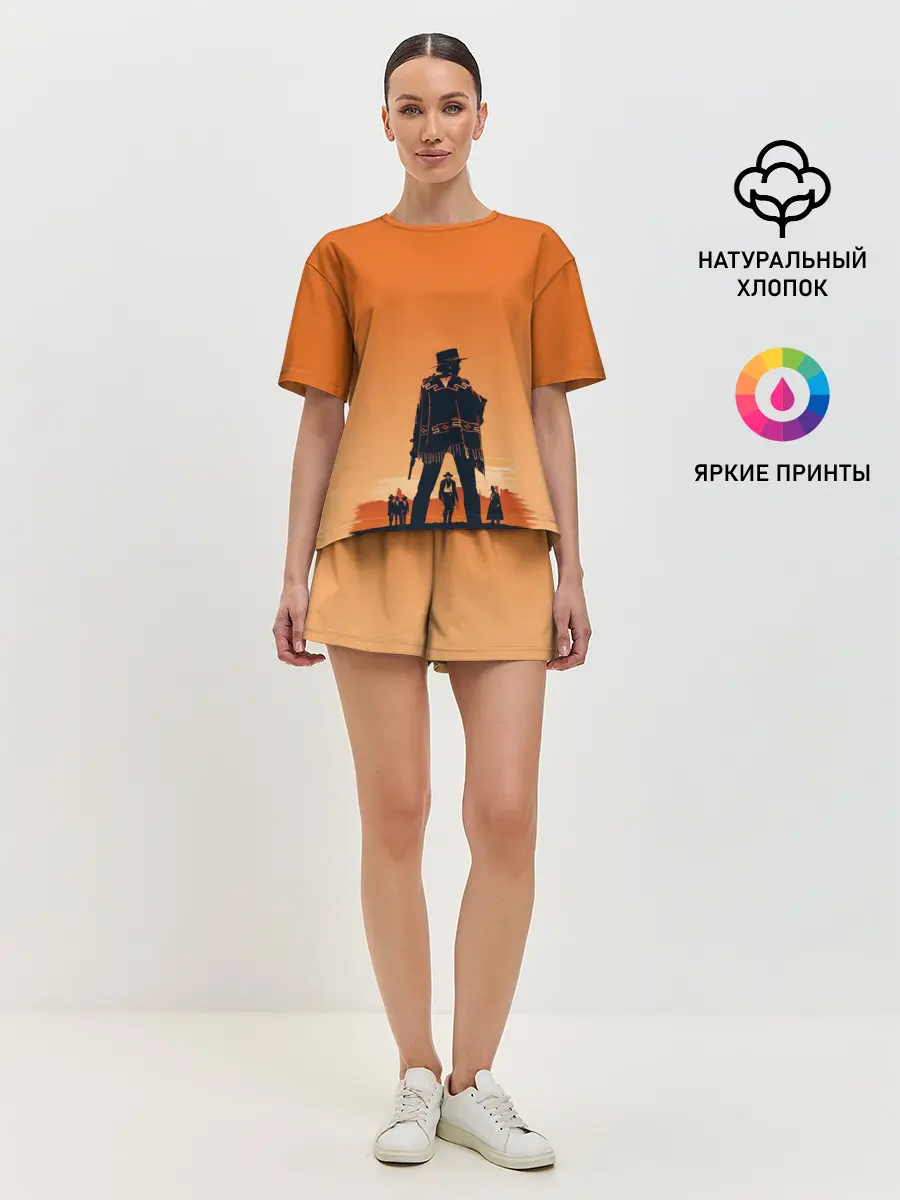 Женская пижама с шортами / Назад в будущее