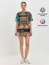 Женская пижама с шортами / Африканский стиль