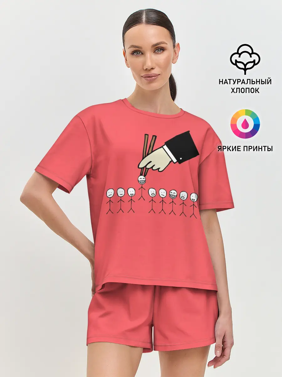 Женская пижама с шортами / HR