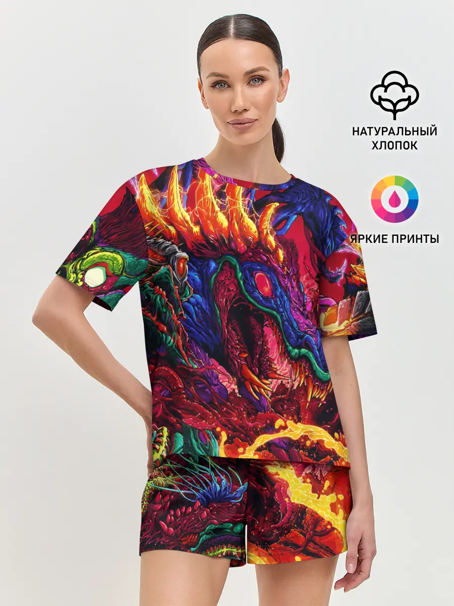 Женская пижама с шортами / Hyper Beast