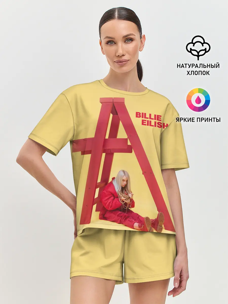 Женская пижама с шортами / Billie Eilish