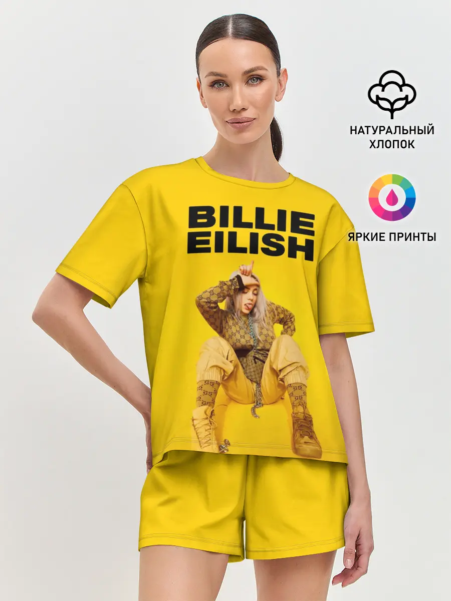 Женская пижама с шортами / Billie Eilish