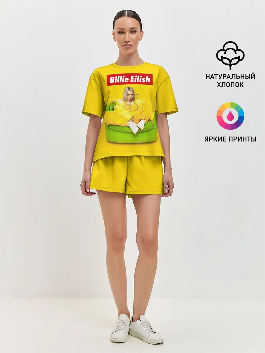 Женская пижама с шортами / Billie Eilish