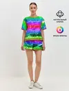 Женская пижама с шортами / GRAFFITI NEON