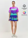 Женская пижама с шортами / color neon collection