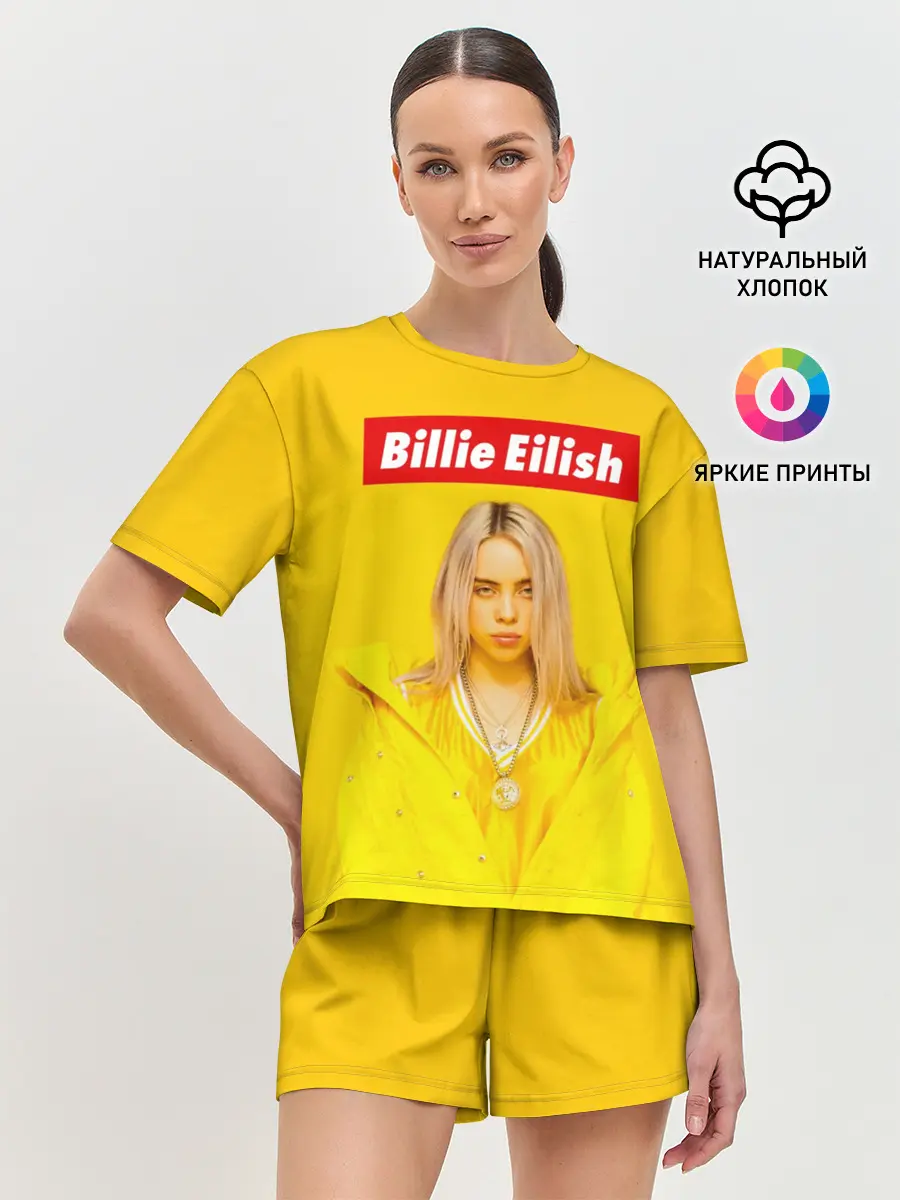 Женская пижама с шортами / Billie Eilish