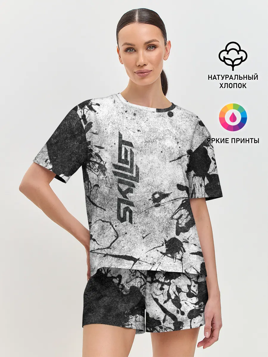 Женская пижама с шортами / SKILLET