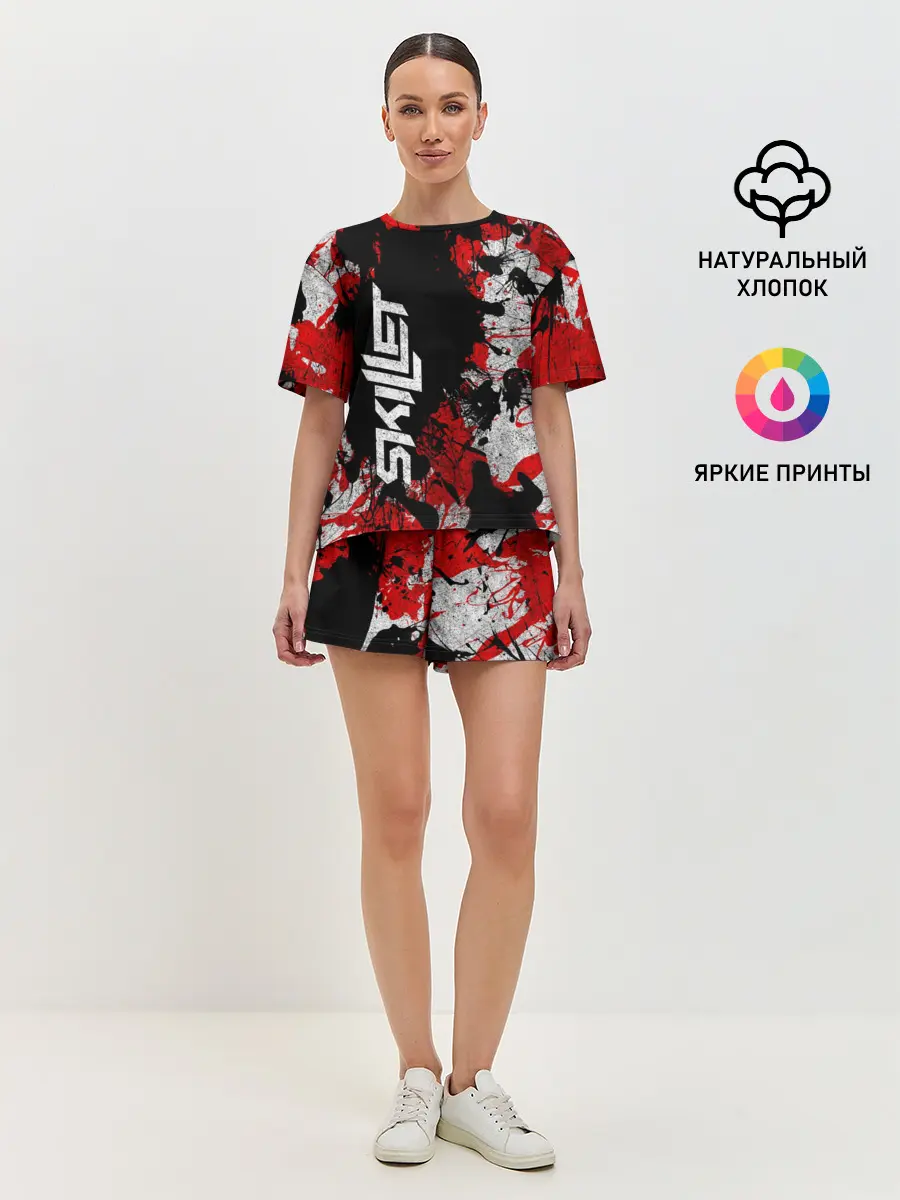 Женская пижама с шортами / SKILLET