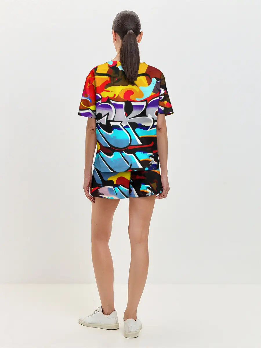 Женская пижама с шортами / urban neon