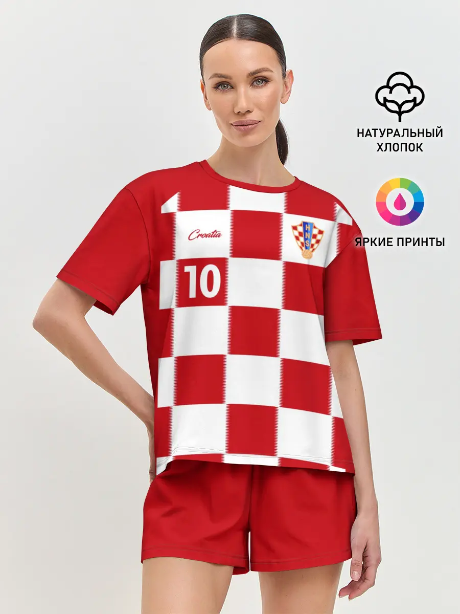 Женская пижама с шортами / Лука Модрич, Сборная Хорватии