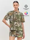 Женская пижама с шортами / Камуфляж