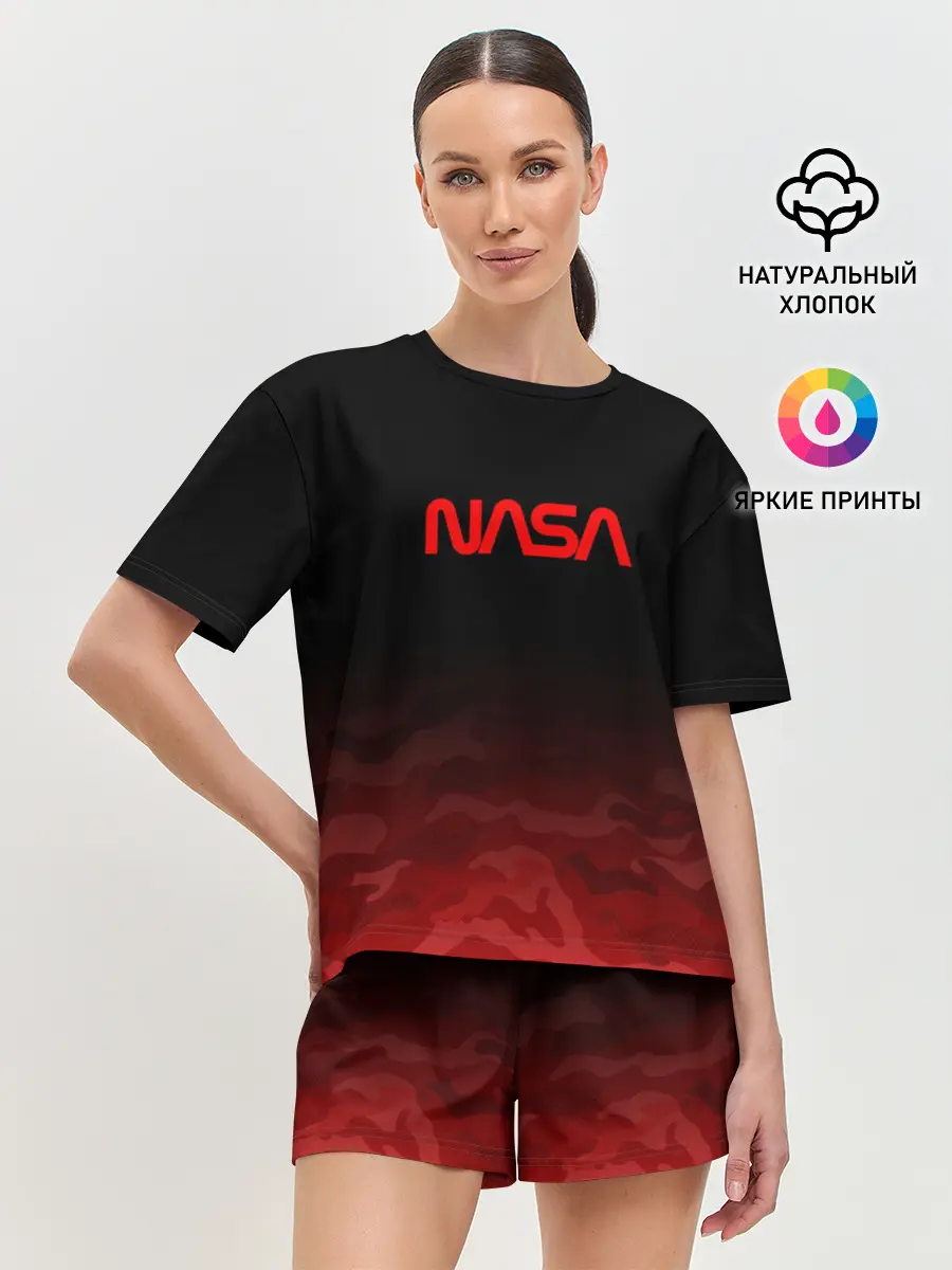 Женская пижама с шортами / NASA