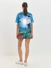 Женская пижама с шортами / Дельфины