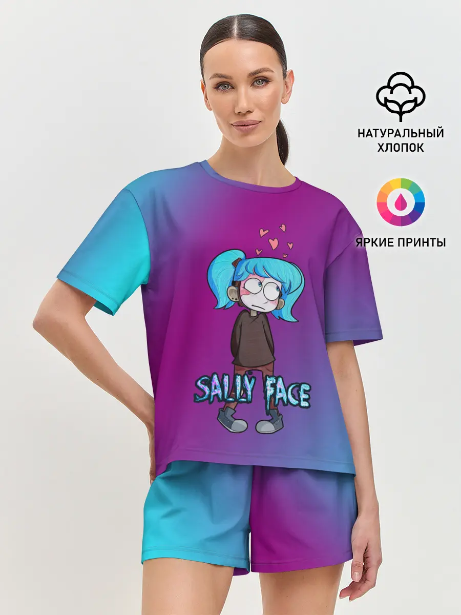 Женская пижама с шортами / Sally Face