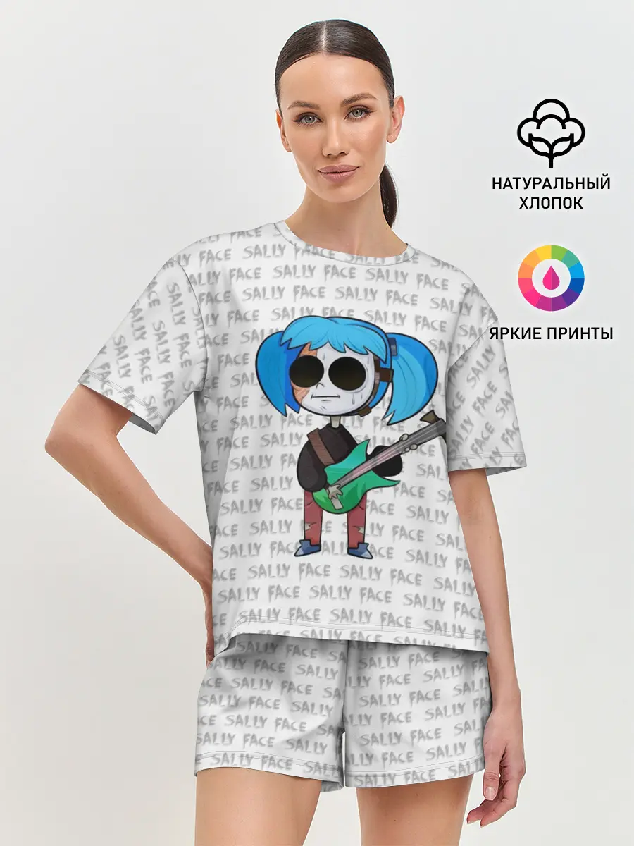 Женская пижама с шортами / Sally Face