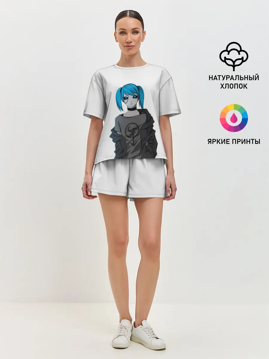 Женская пижама с шортами / Салии Фейс