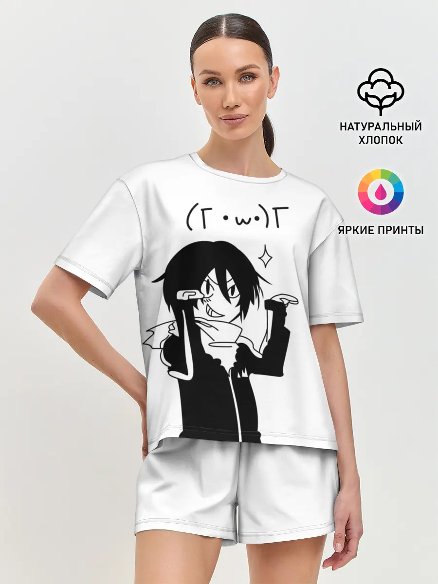 Женская пижама с шортами / KAWAII YATO