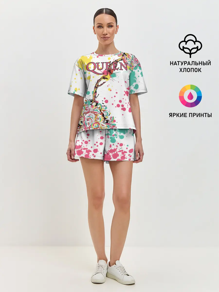 Женская пижама с шортами / Queen