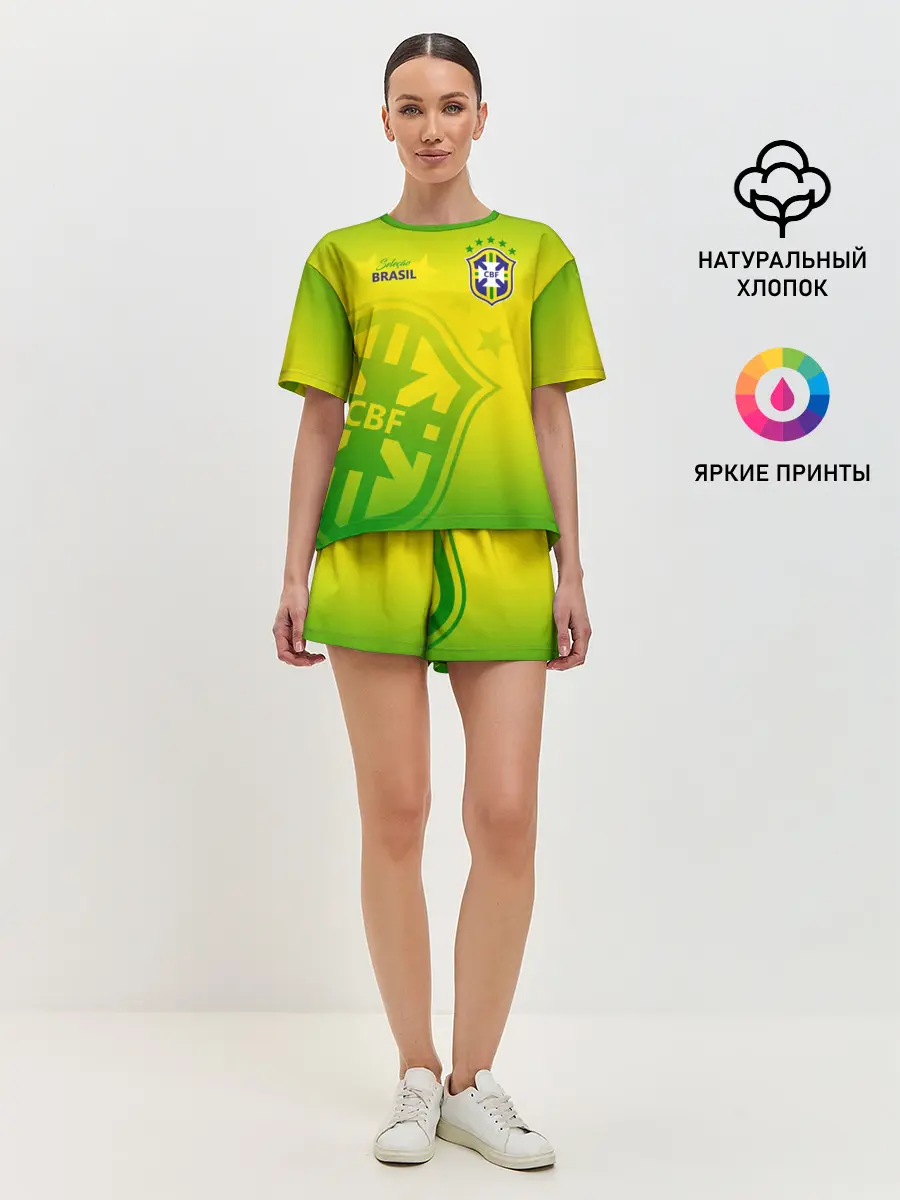 Женская пижама с шортами / Бразилия