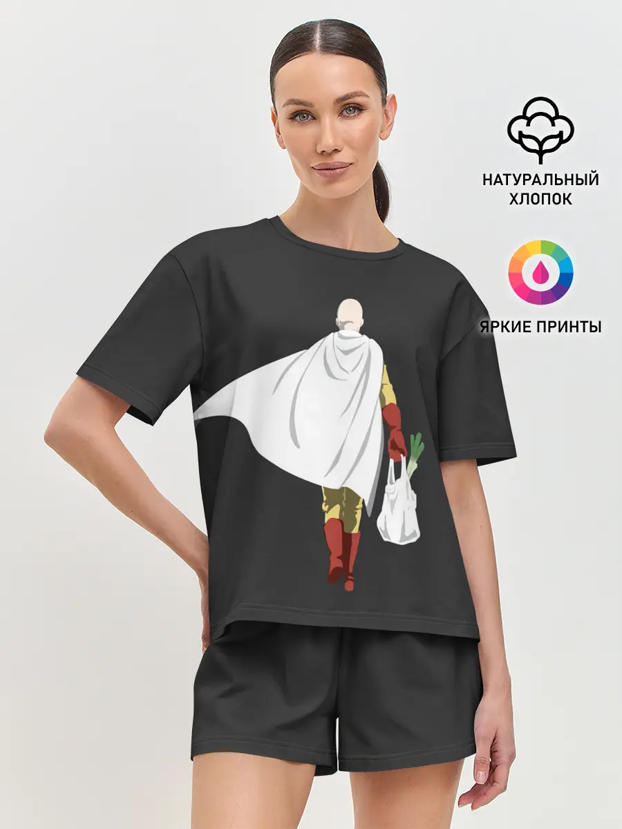 Женская пижама с шортами / Saitama