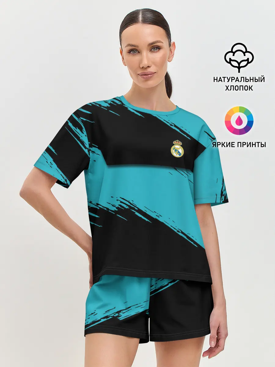 Женская пижама с шортами / REAL MADRID.