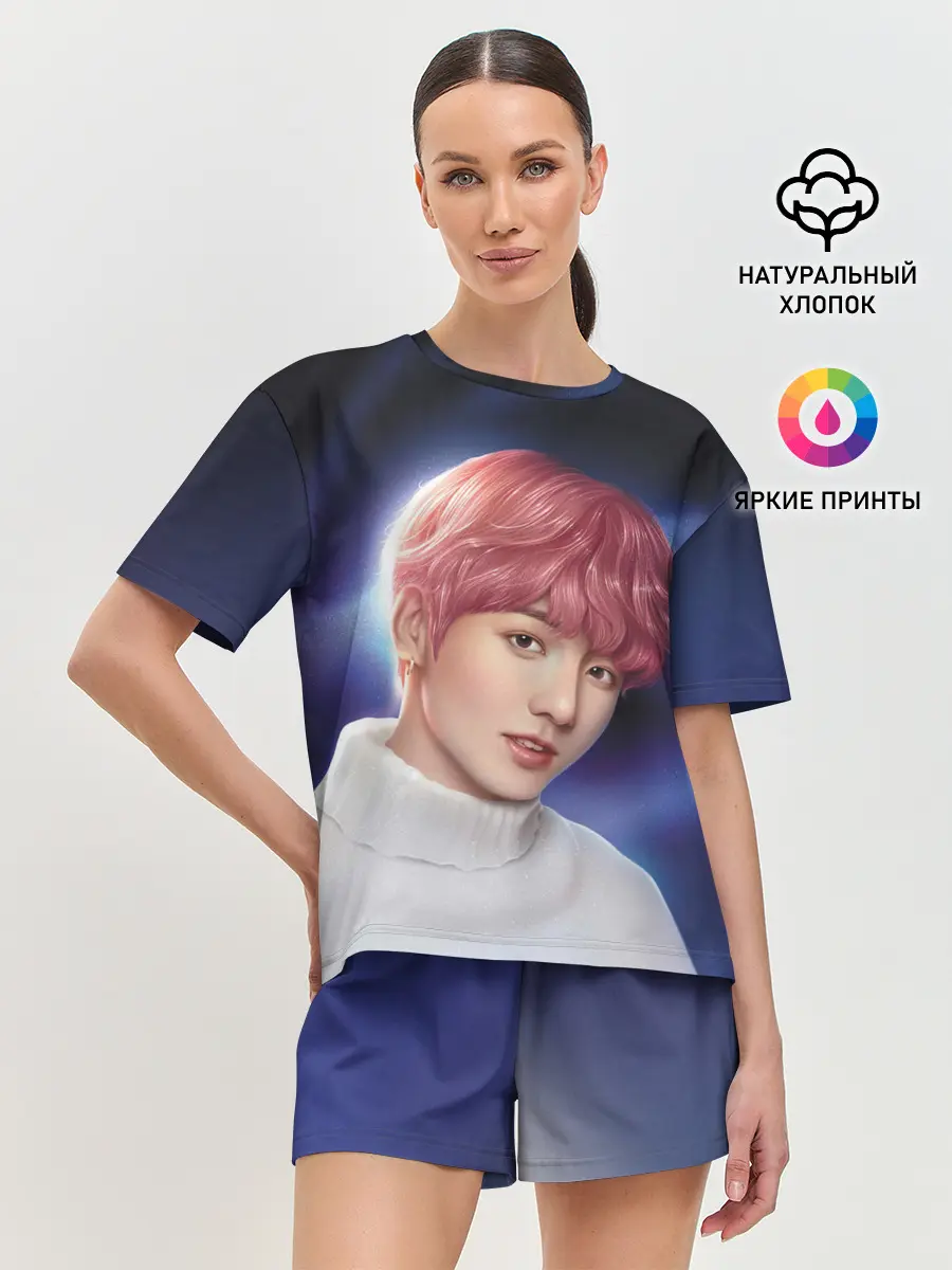 Женская пижама с шортами / Kiss