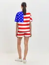 Женская пижама с шортами / АМЕРИКАНСКИЙ ФЛАГ