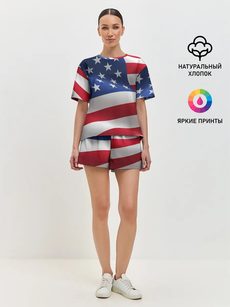 Женская пижама с шортами / USA
