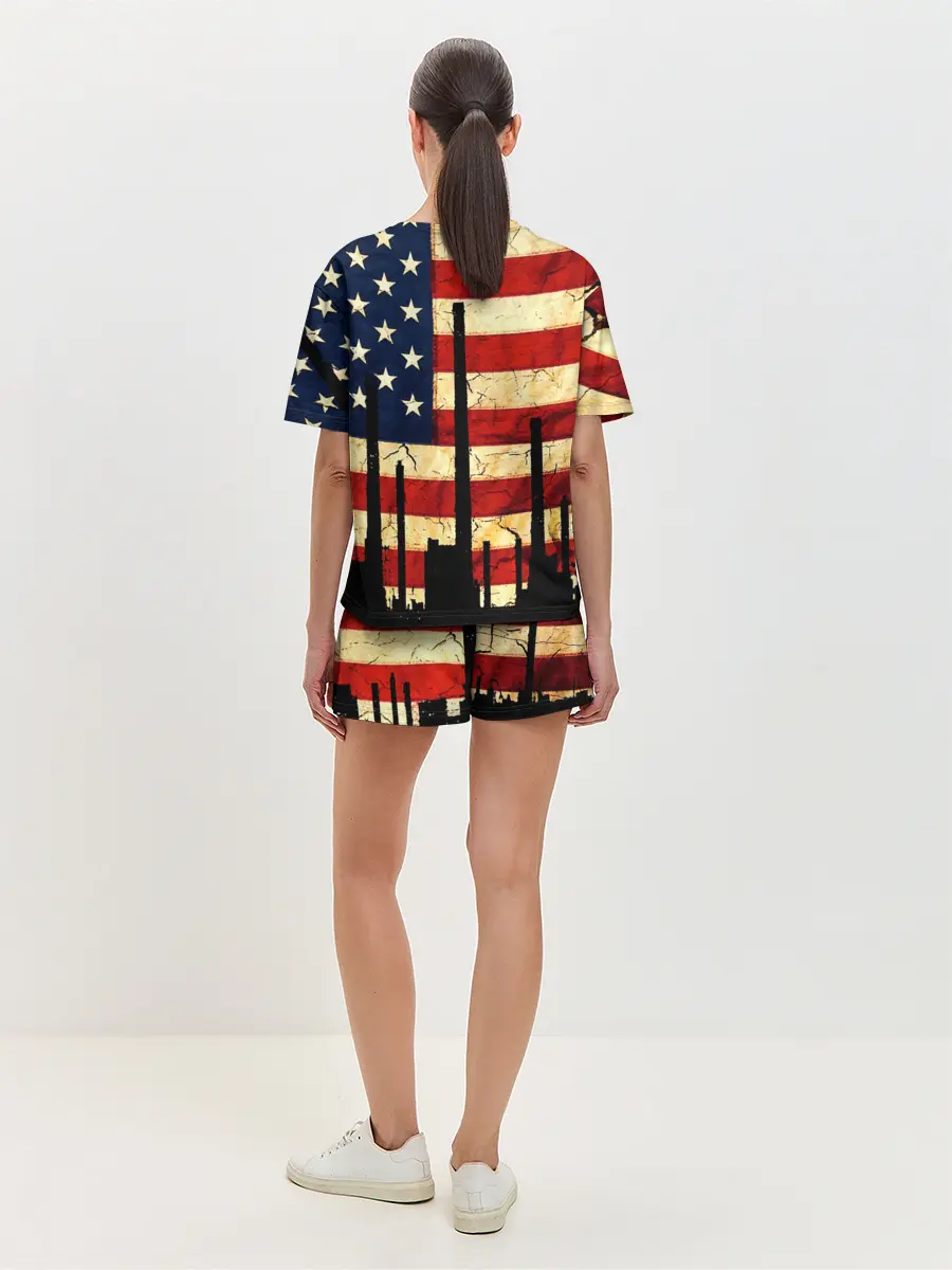 Женская пижама с шортами / USA URBAN
