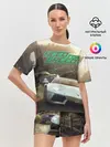 Женская пижама с шортами / Need for Speed
