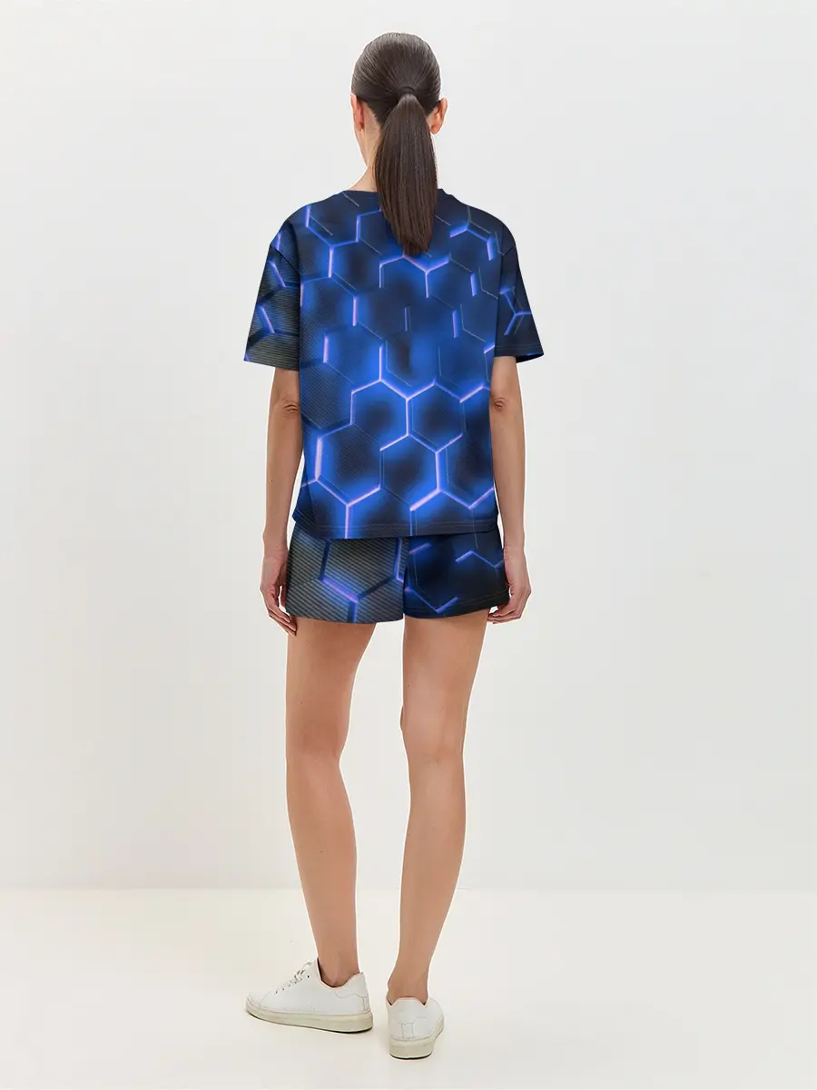 Женская пижама с шортами / НЕОНОВАЯ БРОНЯ