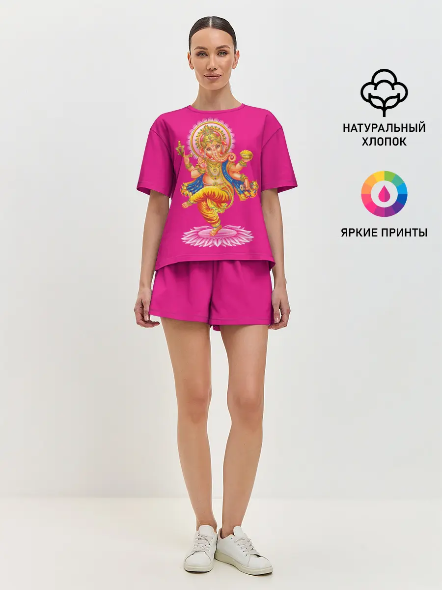 Женская пижама с шортами / Ганеша
