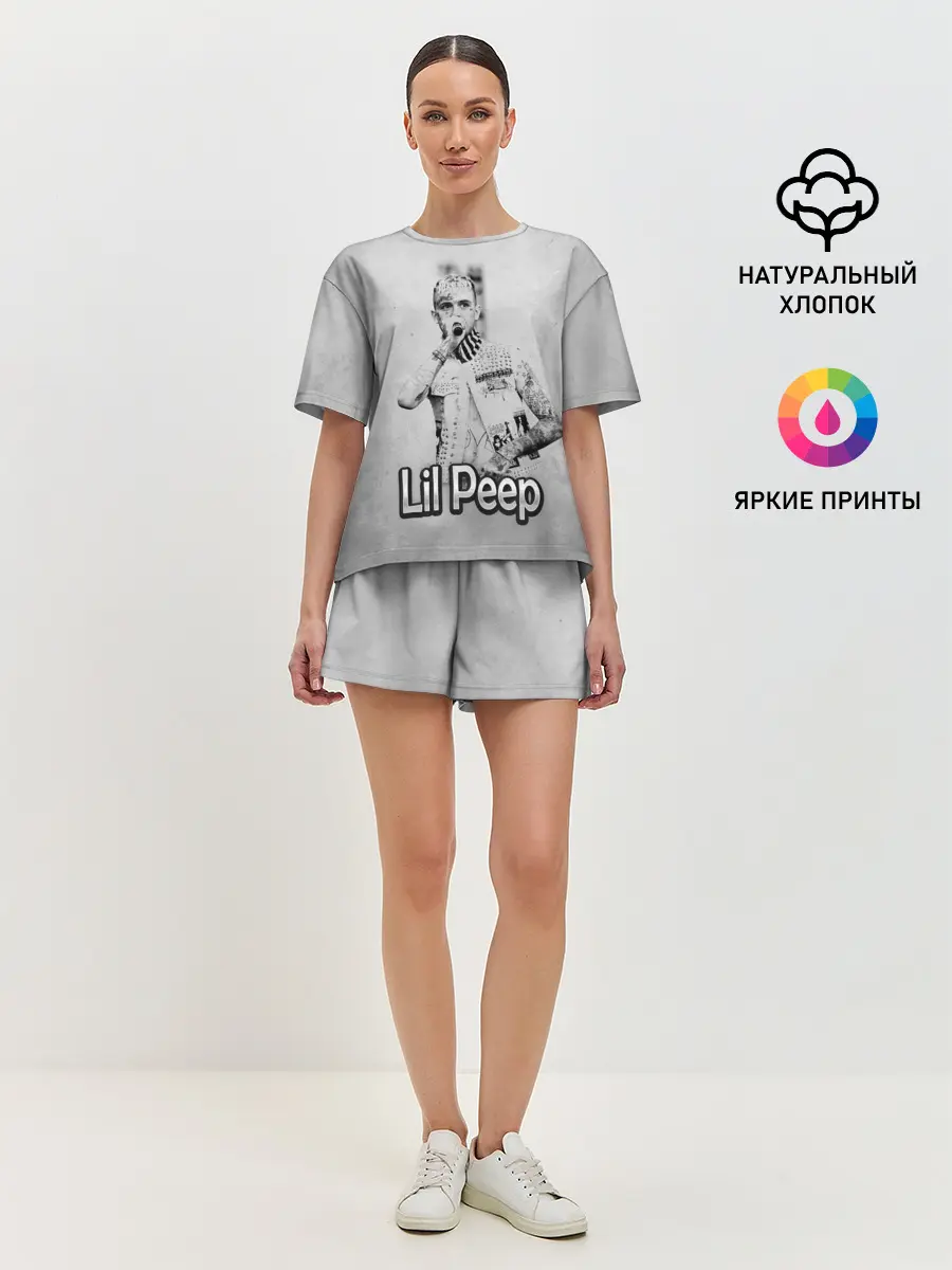 Женская пижама с шортами / Lil Peep