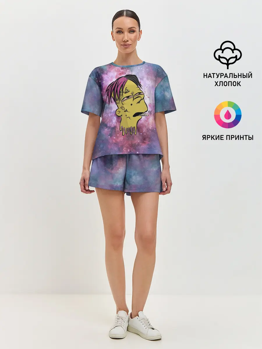 Женская пижама с шортами / Lil Peep