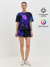 Женская пижама с шортами / Космос