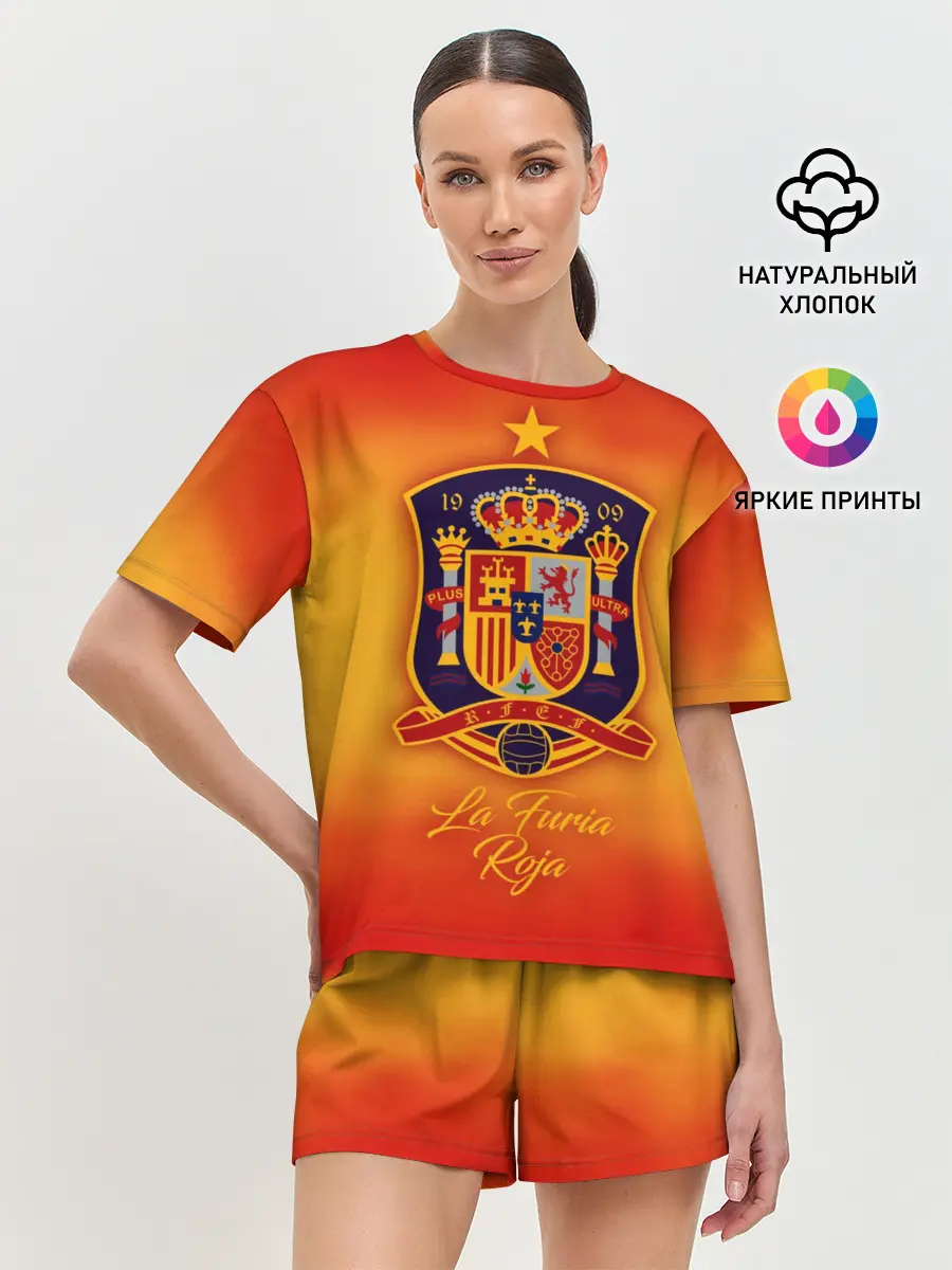 Женская пижама с шортами / Сборная Испании